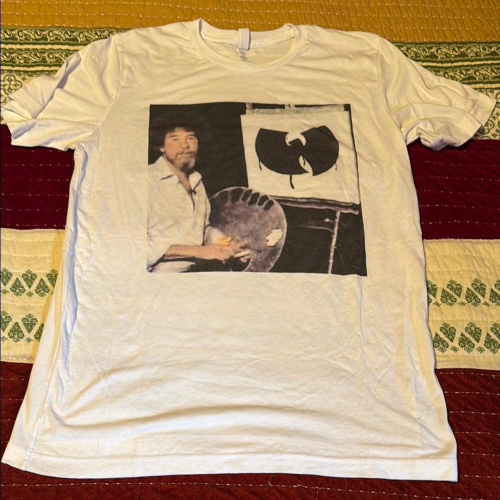 Bella Canvas White Graphic Tee with Unique Design